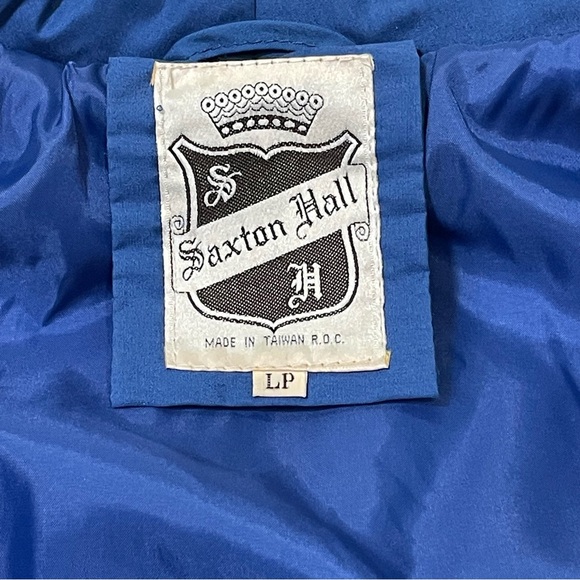 RARE Vtg 70s 80s Quilted Puffer Coat Saxton Hall Mauve/Blue Full Length Medium - Picture 8 of 16